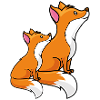 fox cartoon child baby