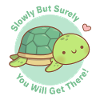 Sødt langsomt, men sikkert kommer du dertil Skildpadde