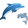 Cute dolphins