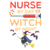 Halloween nursing witch costume