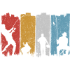 Vivid Dance Silhouettes