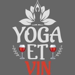 T-shirt Yoga et vin.