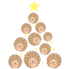 Igel Weihnachten Weihnachtsbaum