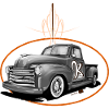 Chevy Apache with Pinstriping Custom Car Pick Up