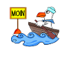 Moin Seemann Möwe Seemöwe Boot