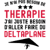 thérapie deltaplane - cadeau humour planeur