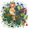 Bunter Vogel