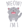 Meow! Cute Cat - I'm 1