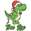TreeRex dinosaur funny Christmas outfit