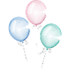Pastel balloons