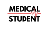 Medical Student Black Heartbeat
