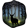 Hirsche im Wald