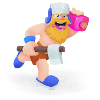 Lumberjack running