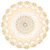 Luxus Mandala Gold Ornament