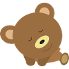 Noa the sleeping teddy bear