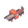 Motorized sawmill machine