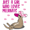 Funny meerkat girl ladies gift