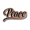 Peace, peace, rainbow, hippie,