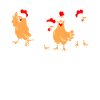 Funny chickens
