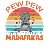 Pew Pew Funny Cat