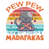 Pew Pew Funny Cat