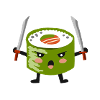 Sushi samurai ninja