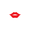 Luscious red lips
