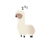 Sleepy lama · Alpaka · Lama
