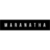 Maranatha Wordmark on Bold Black