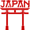 Japan lettering Nihon Torii - 日本