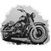 Motorcycle Fatboy H
