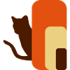 Retro cat Katze