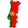 Portugal flag map flag