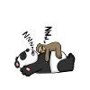 Faultier Spruch Panda Bär