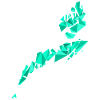 Lofoten og Vesterålen polygon stil kart