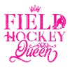 Field hockey queen player