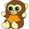 Cute monkey cartoons animal