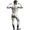 Naked man with socks