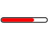 Black red loading bar