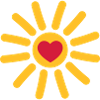 Heart Sun Sunshine
