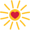 Coeurs soleil soleil coeur - Soleil