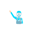 Diver Hand sign Scuba Diving