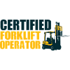 Certified forklift operator
