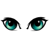 eyes green