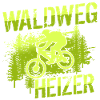 MTB Mountainbiker - Waldweg Heizer