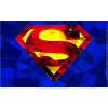 Superman S-Shield logo monochrome