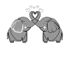 Elephants love passionate funny hearty