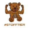 Teddy bear on anabolic steroids