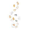 Treble clef cat note musicali musicista gattino