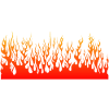 feu flamme flame mur